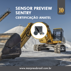 Sensor Preview Sentry da Marpress Brasil é certificado pela Anatel